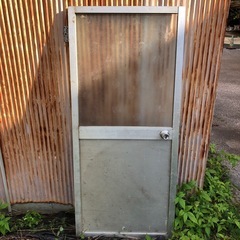 アルミサッシ　勝手口　開戸の画像