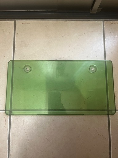 ナンバーカバー　zeek ワンダープレート