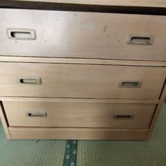 押入れタンス　縦61 横75 奥74の画像
