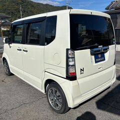 【総額コミコミ】広島発プライムゲート25年NBOX　GSSパッケージ　車検令和８年７月３０日　ワンオーナー　両側パワースライドドア　純正１４インチアルミホイール　ETC　前後ドラレコ　ブラック内装　スマートキー　プライバシーガラス　タイミングチェーン　修復歴無し　ディーラー系オートオークション仕入　軽自動車　格安の画像
