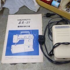 ミシン、当時ものの画像