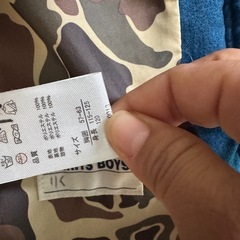 ジャケット、サイズ120、前面ポケット付き。の画像