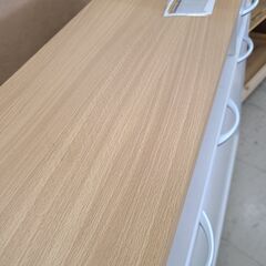 J1751【リユースのサカイ柏店】不二貿易　キャスター付き収納棚　KC-8073　ホワイト　クリーニング済　参考価格10,740円の画像