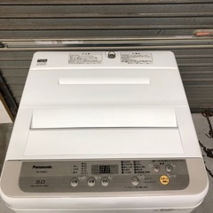 北海道旭川市発直接引渡し限定品 Panasonic 全自動洗濯機 NA-F50B12 5kg 2019年製 パナソニック ホワイト 中古 通電動作OK 現状品の画像