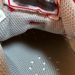 GYMSTAR 体育館シューズ 24.5cm 白×赤 上履き 運動用の画像