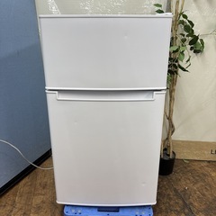 I554 🌈 Haier 冷蔵庫 (85L) ⭐ 動作確認済 ⭐ クリーニングの画像