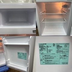 I554 🌈 Haier 冷蔵庫 (85L) ⭐ 動作確認済 ⭐ クリーニングの画像