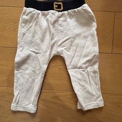 雪だるまモチーフ　ズボン　80cmの画像