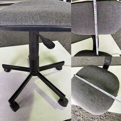 【お引取 限定】オフィスチェア　キャスター付き　事務椅子　＊017Hの画像