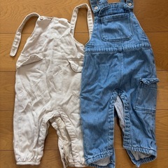 ZARA オーバーオール　80cmの画像