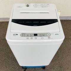 ヤマダ電機　全自動電気洗濯機　YWM-T60A1 2017年製　6.0kg 動作確認済みの画像