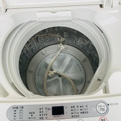 ヤマダ電機　全自動電気洗濯機　YWM-T60A1 2017年製　6.0kg 動作確認済みの画像
