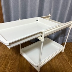 引き出せる収納ラックの画像