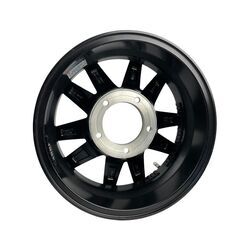 未使用●KYOHO ザインSS●15インチ ジムニー ホイール ナッㇳ付き 5穴の画像