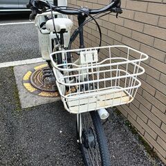 【受渡者決定】　　　　　　ブリヂストン　ビッケグリ　2017 電動自転車　子供乗せ　bikke　の画像