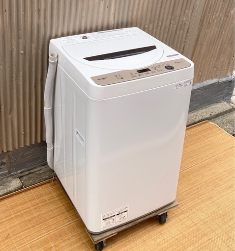 ✨洗濯槽取外しクリーニング✨SHARP 6kg洗濯機　ES-GE6GT