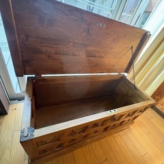 収納ベンチ2台セットの画像