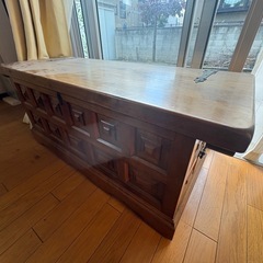 収納ベンチ2台セットの画像