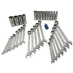 ●アームストロング● ラチェットレンチ インチ・ミリ工具 ツールセット 米軍の画像