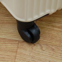 新品 HUNDRED 軽量 バイカラー キャリーケース Sサイズ 39L ベージュ MCR-001 ハードケース スーツケース 旅行かばん キャスター付き 札幌市 清田区 平岡の画像