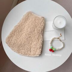 犬服　モコモコベスト　ブラウン　ベージュ　2色　サイズS～XLまで　複数枚あり　1枚の値段です　の画像