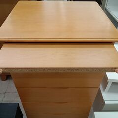 リユースのサカイ栃木店★ジモティ割あり★  収納棚 キャメル木目 W46×D40×H87 クリーニング済み TC11473の画像