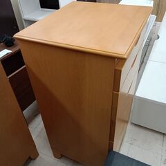 リユースのサカイ栃木店★ジモティ割あり★  収納棚 キャメル木目 W46×D40×H87 クリーニング済み TC11473の画像