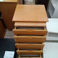 リユースのサカイ栃木店★ジモティ割あり★  収納棚 キャメル木目 W46×D40×H87 クリーニング済み TC11473の画像