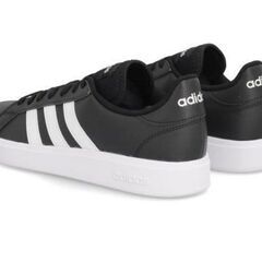 アディダス スニーカー  GW9251 ブラックｘホワイト 26cm 27cmの画像