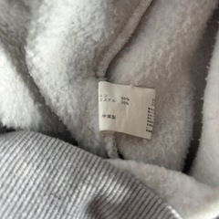 裏起毛パーカーの画像