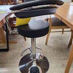 J1753【リユースのサカイ柏店】Joel　カウンターチェア　ダイニングバーチェア　CLF-16-BK　ブラック　クリーニング済　参考価格8,860円の画像