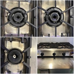 2017年 マルゼン 卓上3口ガスコンロ 都市ガスの画像