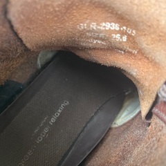 メンズブーツ26.5cm アウトソール32cm ②の画像