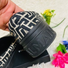 BALMAIN✨バルマン✨スニーカー✨モノグラム✨ジャガード✨スリッポン✨希少✨の画像