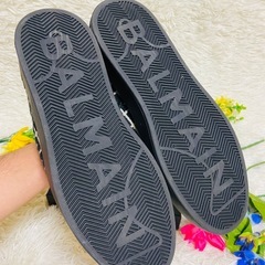 BALMAIN✨バルマン✨スニーカー✨モノグラム✨ジャガード✨スリッポン✨希少✨の画像