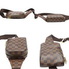 ルイヴィトン N51994 ボディバッグ エベヌ  LOUIS VUITTON ジェロニモス  ダミエの画像
