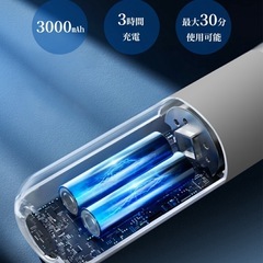 ハンディクリーナー コードレス 強力 20000pa 軽量 掃除機&電動エアダスター両用 小型掃除機 usb充電式 車用掃除機 ハンディ掃除機 カークリーナー コードレスクリーナー 自宅/車内 おしゃれ コンパクト ミニ 小型の画像