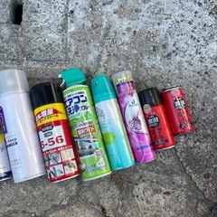 殺虫剤、5-56などスプレー缶、いろいろ差し上げます。の画像