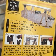 DIY ソーホースブラケット　新品2 ＋中古2個セットの画像