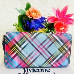 新品✨箱付き✨ヴィヴィアンウエストウッド✨財布✨VEGAN✨ラウンドファスナー✨の画像