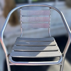 アルミチェアの画像