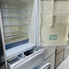 三菱5ドア冷凍冷蔵庫　掃除済み　よく冷えますの画像