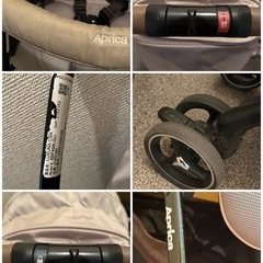 アップリカ　A型ベビーカー ラクーナクッション AE 1か月~36か月まで 軽量の画像