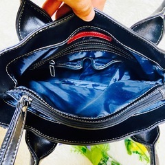 TOMMY HILFIGER✨トミーヒルフィガー✨ツイード✨トートバッグ✨肩がけの画像