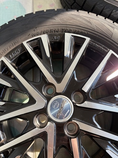 スタッドレスホイール付き4本［165/65R14］決まりました！