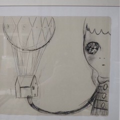 奈良美智 直筆サイン入りUntitled (Omaha) 版画の画像