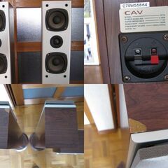 CAV　SW260　 2.1CHアクティブホームシアターシステム　スピーカー左右とサブウーファー内蔵AVアンプ　　リモコン無し　ジャンク品の画像