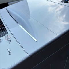 美品 ハイアール 5.5㎏ 全自動洗濯機 HW-K55E 2024年製 簡易乾燥機能の画像