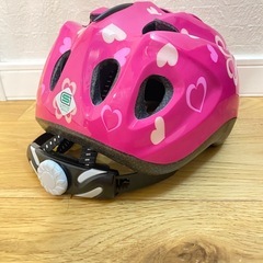【ほぼ未使用】ヘルメット　女の子　幼児の画像