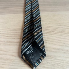 ヴィヴィアンウエストウッド ネクタイ シルク ストライプ オーブ柄 刺繍の画像